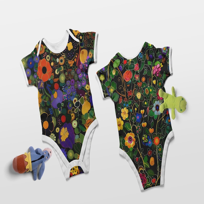 20 Klimt Floral Digital Papers - Gustav Klimt Inspired Seamless Pattern ...