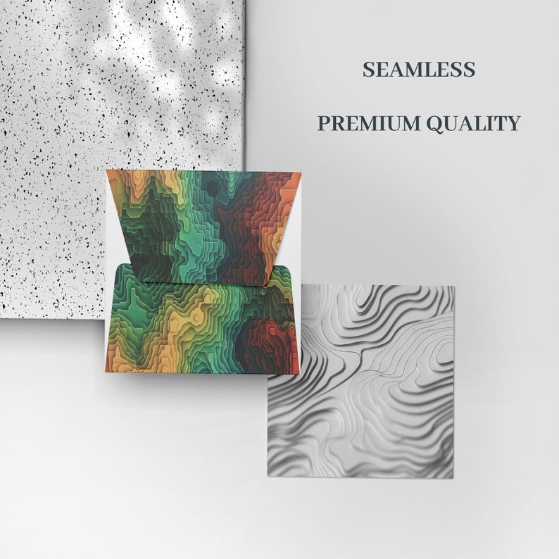 Topography Paper 20 Modern Topography Digital Papers - Urban Seamless Digital Paper, Map ...
