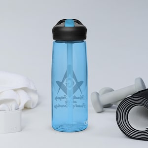 Masonic Symbol Sports water bottle