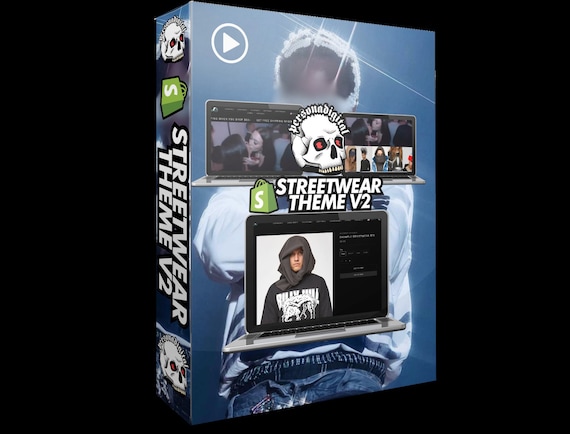 Streetwear Shopify Theme - Website Design Template - Streetwear Banners Themes STARDOM Y2k Clothing Brand
