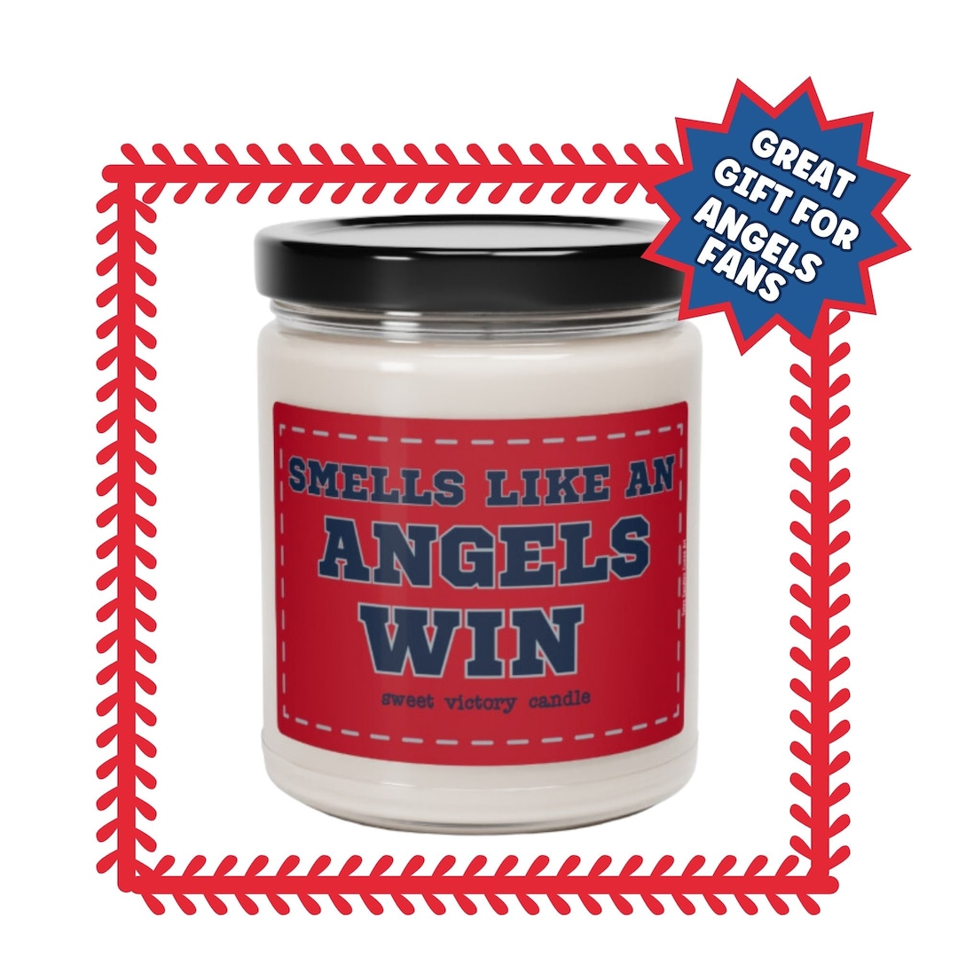 Smells Like an Angels Win Candle, LA Angels Gift, Unique Gift for