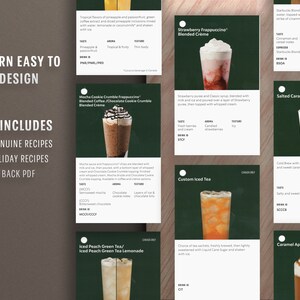 Starbucks Barista Recipe Book: DIY Authentic Coffee & Beverage Guide Home Barista Seasonal Classic Starbucks Recipes 2022 Revised image 2