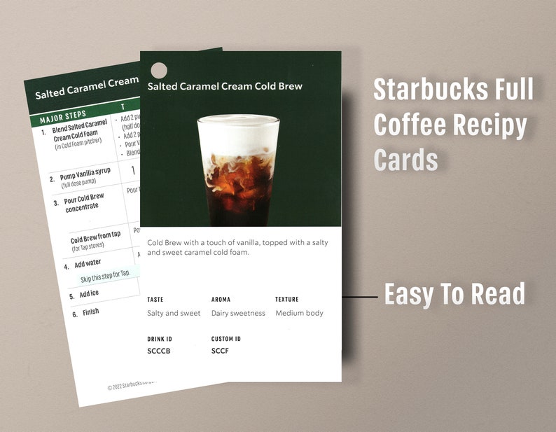 Starbucks Barista Recipe Book: DIY Authentic Coffee & Beverage Guide Home Barista Seasonal Classic Starbucks Recipes 2022 Revised image 5