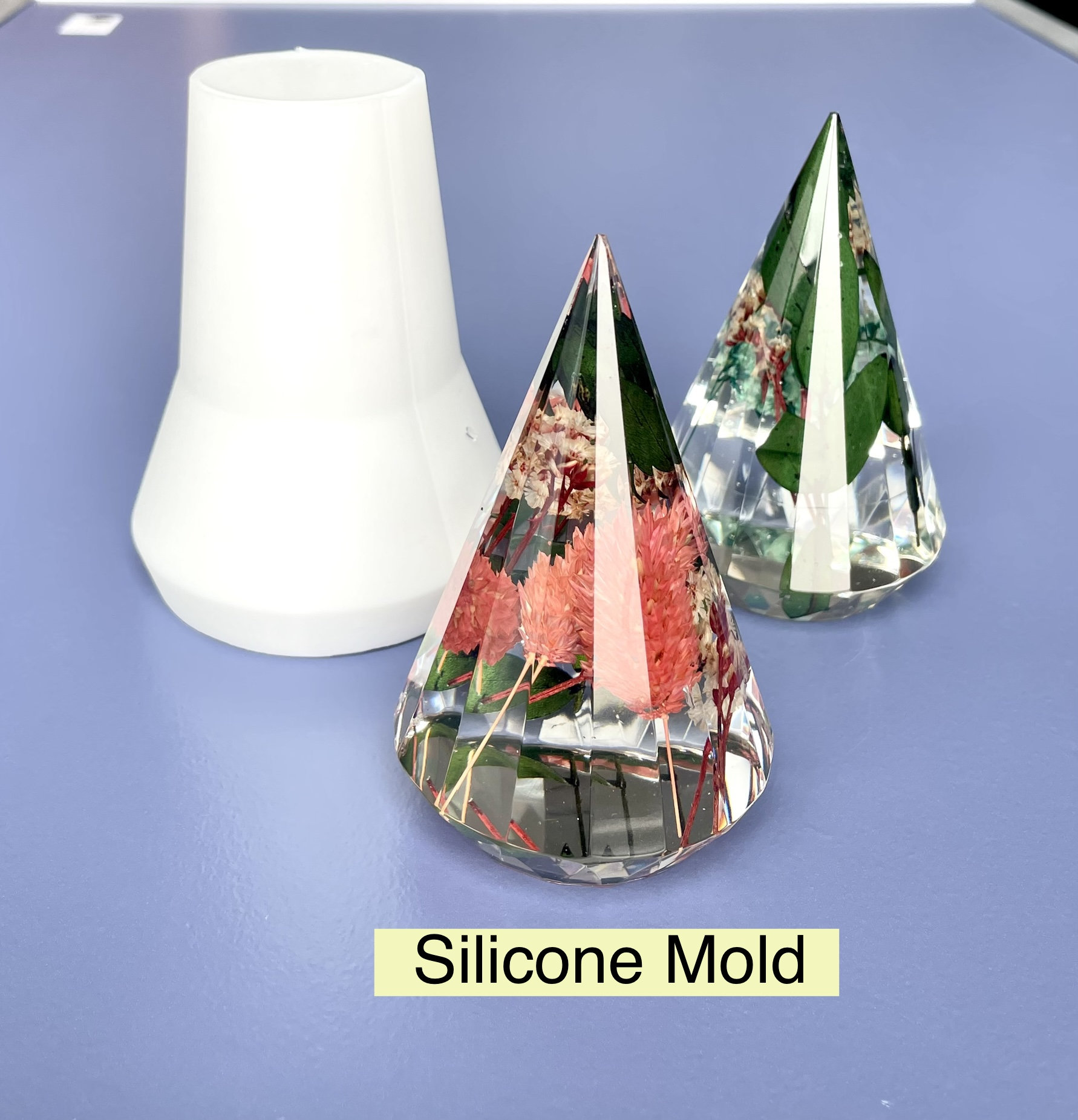 Large Pyramid Mold for Resin Silicone Orgone Pyramid Mold Silicone