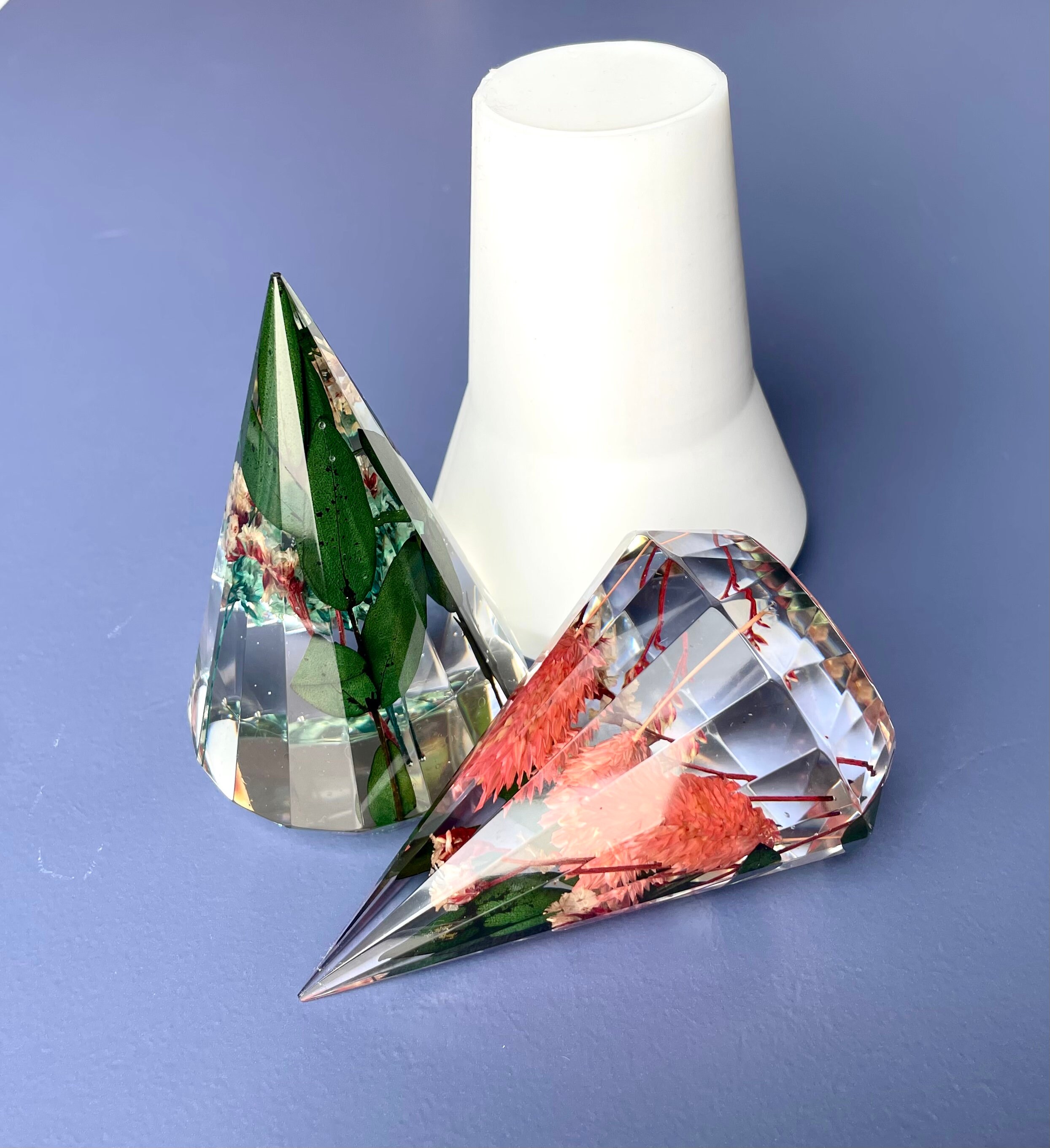 Ring Holder Mold, Silicone Ring Holder Mold, Pyramid Silicone Mold