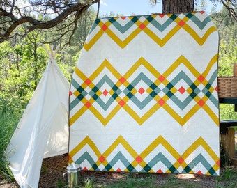 Happy Camper Quilt Pattern - PDF