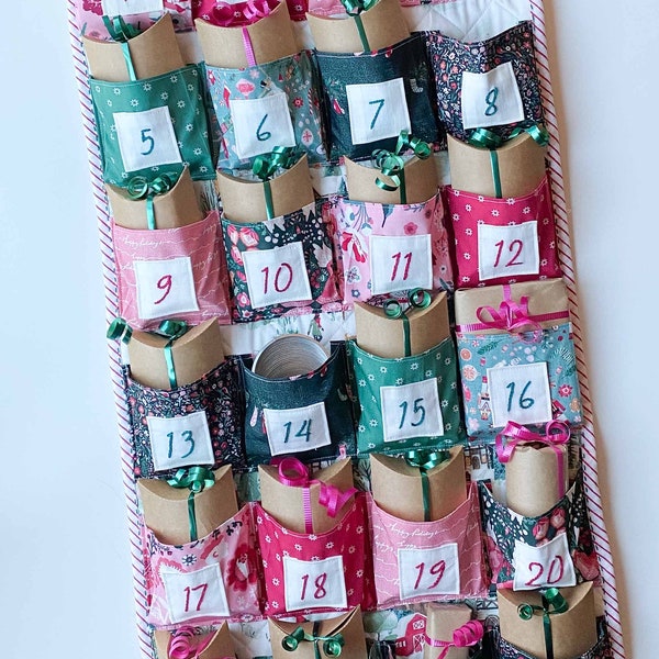 Deck the Halls - Quilted Advent Calendar Pattern