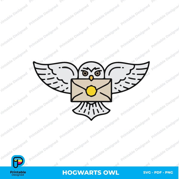 Owl Svg, Hedwig Owl, Harrypotter Hedwig, Hedwig Svg, Hedwig Owl Svg