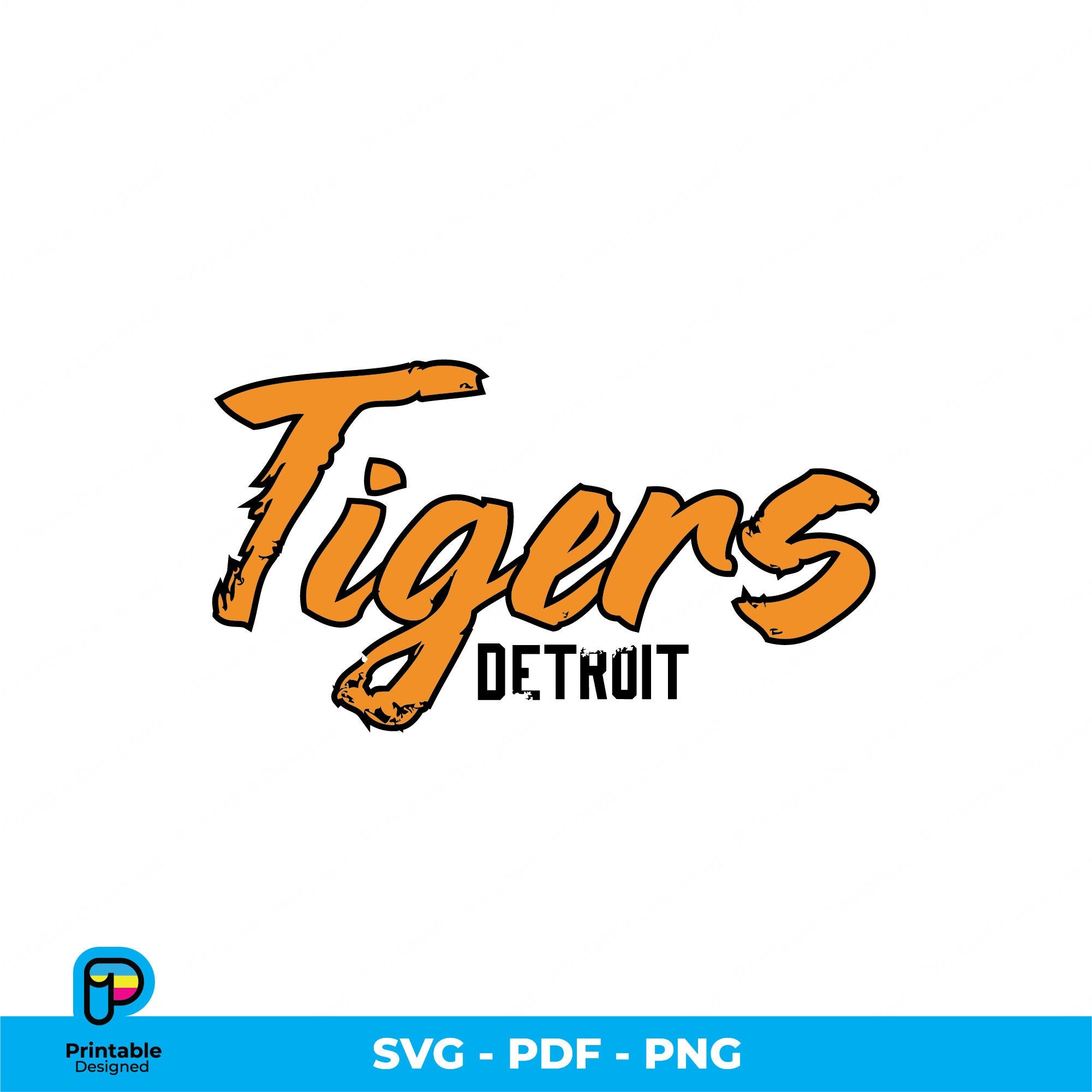 Tigers SVG, Tigers Png, Tiger Text Svg, Tiger Pride, Tigers Vibes Svg
