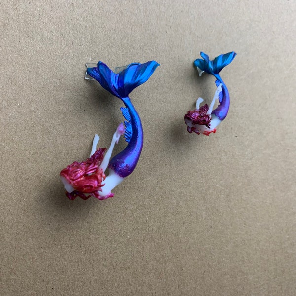 Printed Mermaid Miniature, 3D Mermaid Resin