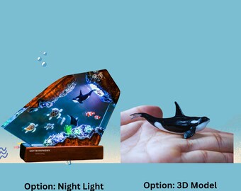 手作りのシャチの模型、ユニークな装飾置物、ドールハウスジオラマ 手作りのシャチの模型、ユニークな装飾置物、ドールハウスジオラマ