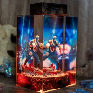 Captain America resin night light, the avengers lamp