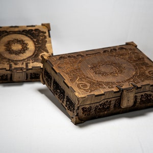 Personalized Wooden Gift Box, Custom Name Box, Engraved Wooden Box, Wood Memory Box, Photo Box