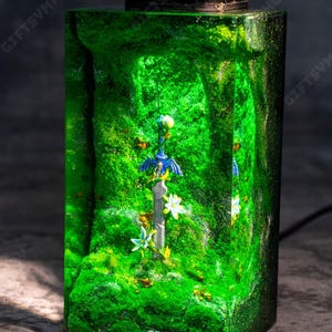 TOTK Master Sword resin night light - Gift for Gamer, Gaming Decor, Back to school gift, , Halloween decor, Link Zelda Decor resin lamp