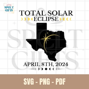 Totale zonsverduistering png, totale zonsverduistering svg, 2024, totale zonsverduistering 2024 SVG, maansverduistering bekijken astronomie cadeau, familieverduistering