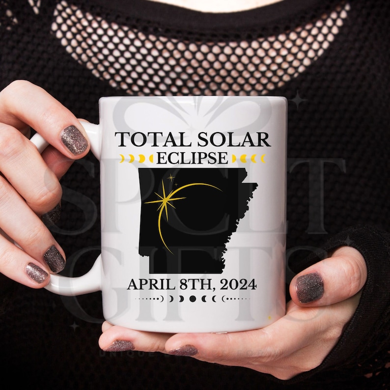 Solar Eclipse Arkansas Design 2024 Etsy
