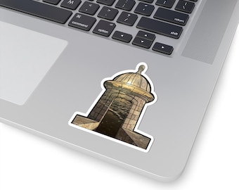 Sunset Beach Sticker: Viejo San Juan Garita, Puerto Rico Travel Decal