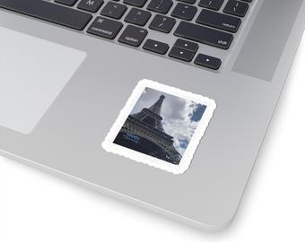 Eiffel Tower Kiss-Cut Stickers: Paris Travel Scrapbook Decals