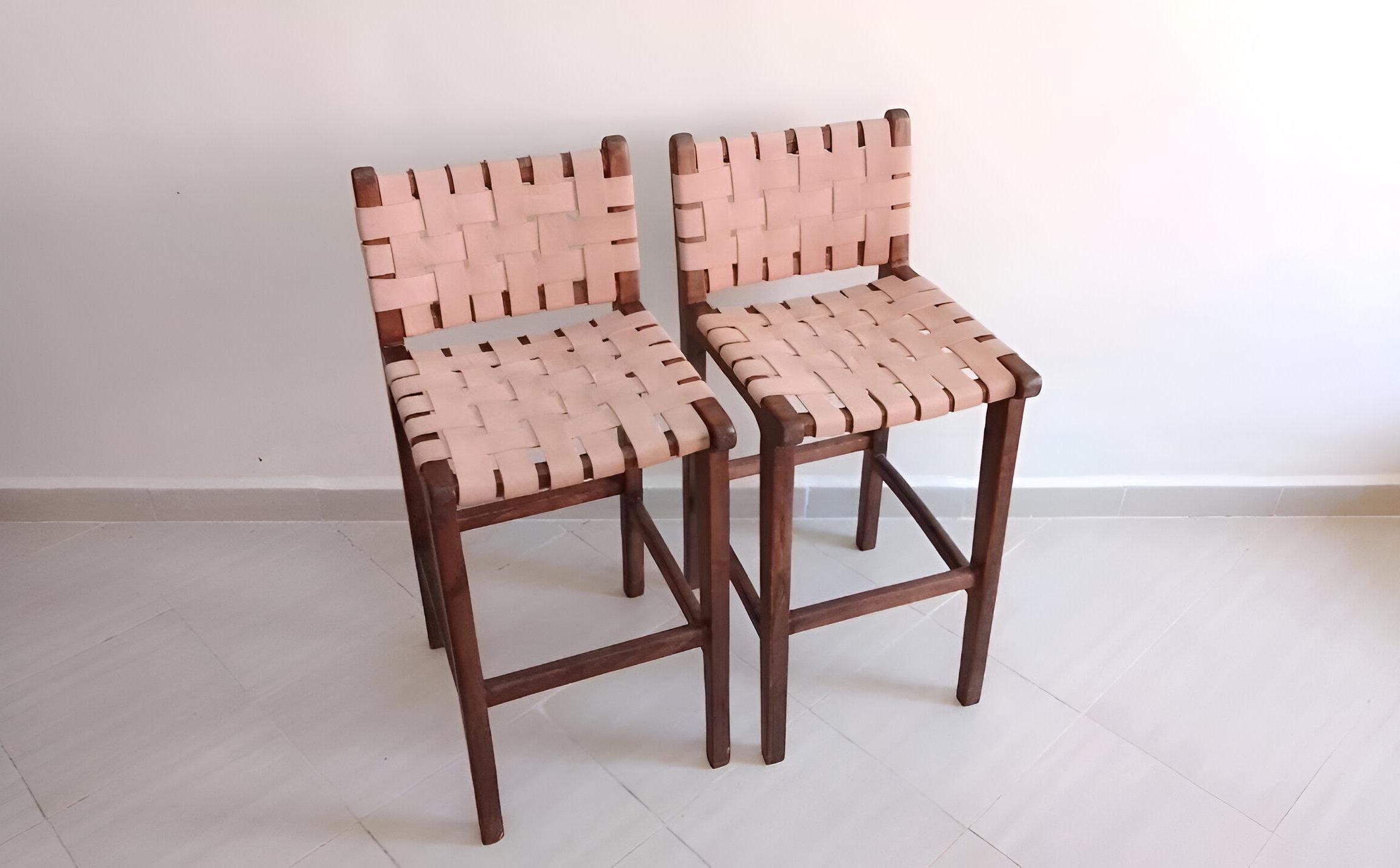 Woven wood bar stools new arrivals