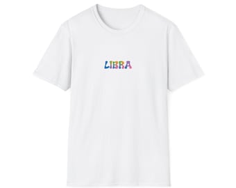 Libra Zodiac Sign T-Shirt, Astrology Gift For Her