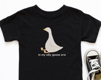 In My Silly Goose Era, Silly Goose Shirt, Baby Onesie Baby Tee Toddler Shirt 6M-24M 2T-5T/6T