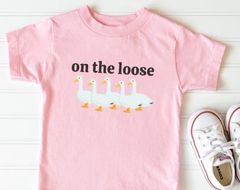 Silly Goose Shirt, Silly Goose on the Loose, Baby Tee 6M-24M, Baby Gifts Baby Shower Gift, First Birthday Gift