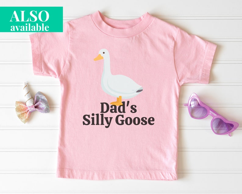 Silly Goose Shirt, Silly Goose on the Loose, Baby Tee 6M-24M, Baby Gifts Baby Shower Gift, First Birthday Gift image 8