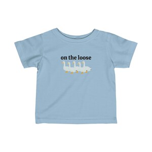 Silly Goose Shirt, Silly Goose on the Loose, Baby Tee 6M-24M, Baby Gifts Baby Shower Gift, First Birthday Gift image 4