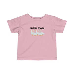 Silly Goose Shirt, Silly Goose on the Loose, Baby Tee 6M-24M, Baby Gifts Baby Shower Gift, First Birthday Gift image 6