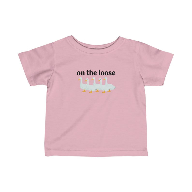 Silly Goose Shirt, Silly Goose on the Loose, Baby Tee 6M-24M, Baby Gifts Baby Shower Gift, First Birthday Gift image 6