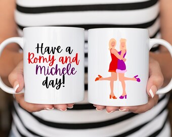 Romy e Michele, Riunione del liceo, Buona giornata Romy e Michele, La nostalgia degli anni '90 mi riporta agli anni '90 Tazza da caffè, Regalo di compleanno per lei