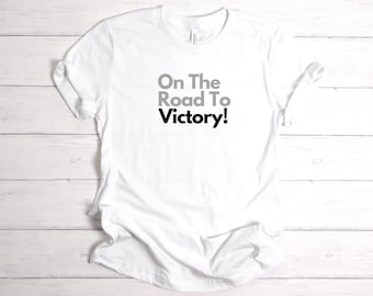 On The Road to Victory! Men's/Unisex T-Shirt; Philadelphia Shirt; Philly Sports TShirt, Phil Eagle Shirt, Football Shirt, Eagles Fight Song