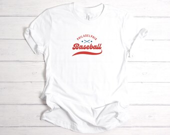 Philadelphia Baseball Men's/Unisex T-Shirt; Philadelphia Phillies Shirt, Philly Sports T-Shirt, Baseball Shirt, Phillies Playoffs T-Shirt