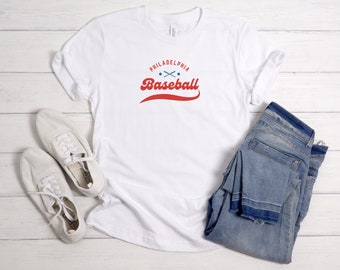 Philadelphia Baseball Women's T-Shirt; Philadelphia Phillies Shirt, Philly Sports T-Shirt, Baseball Shirt, Phillies Playoffs T-Shirt