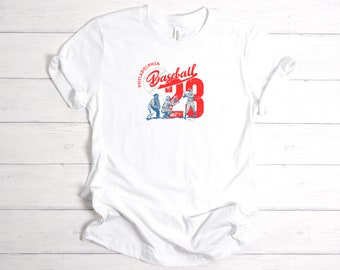 Philadelphia Baseball '23 Men's/Unisex T-Shirt; Philadelphia Phillies Shirt, Philly Sports T-Shirt, Baseball Shirt, Phillies Playoff T-Shirt