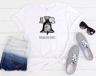 Philadelphia Sports Women's T-Shirt; Philly Sports T-shirt, Phillies, Eagles, Flyers, Sixers, Liberty Bell T-Shirt, It's a Philly Thing