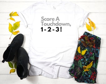 Score a Touchdown, 1-2-3! Women's T-Shirt; Philadelphia Shirt; Philly Sports T-Shirt, Phil Eagle Shirt, Football Shirt, Eagles Fight Song