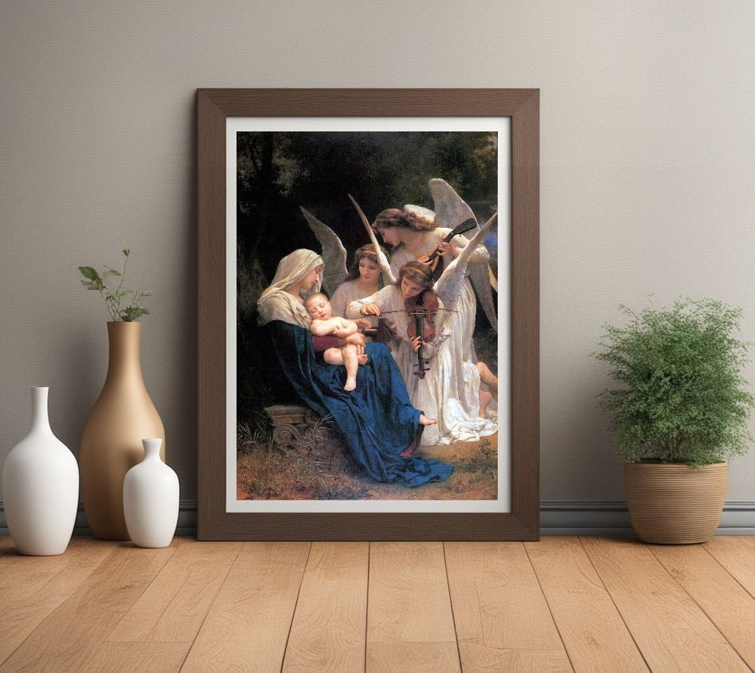 Song of the Angels - Bouguereau- Printable / Downloadable Catholic Wall ...