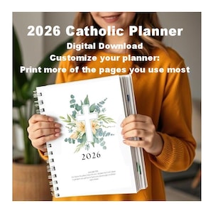 2026 Catholic Planner: Liturgical Calendar, Mass Readings (Printable PDF)