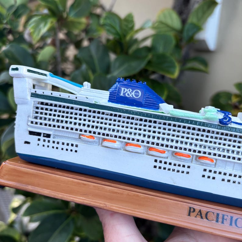 Pacific Adventure Model P&O Pacific Adventure Cruise Ship Resin Model - Discontinued and Hard ...