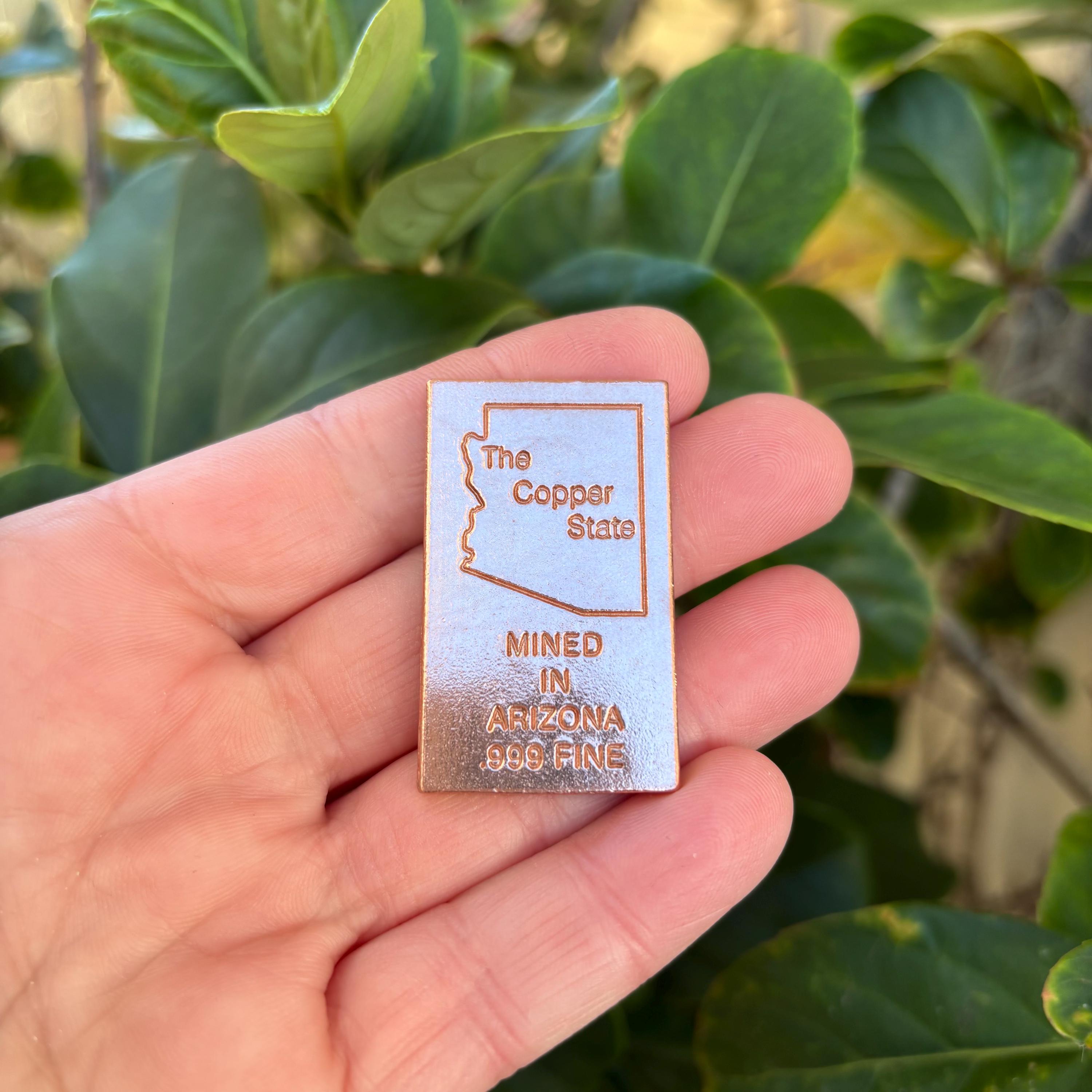 1 Ounce Copper Bullion Bar 