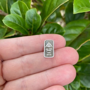 1 Gram Pure 999 Silver Bullion Bar - Made by SPM