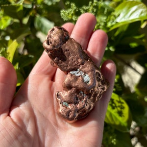 GROSSES 250 Gramm Kupfernugget - Natives & Natürliches Reines Kupfer aus Michigan, USA (E300)