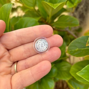 Silver Star Australia 1 Gram Pure 999 Silver Bullion Coin - Bitcoin