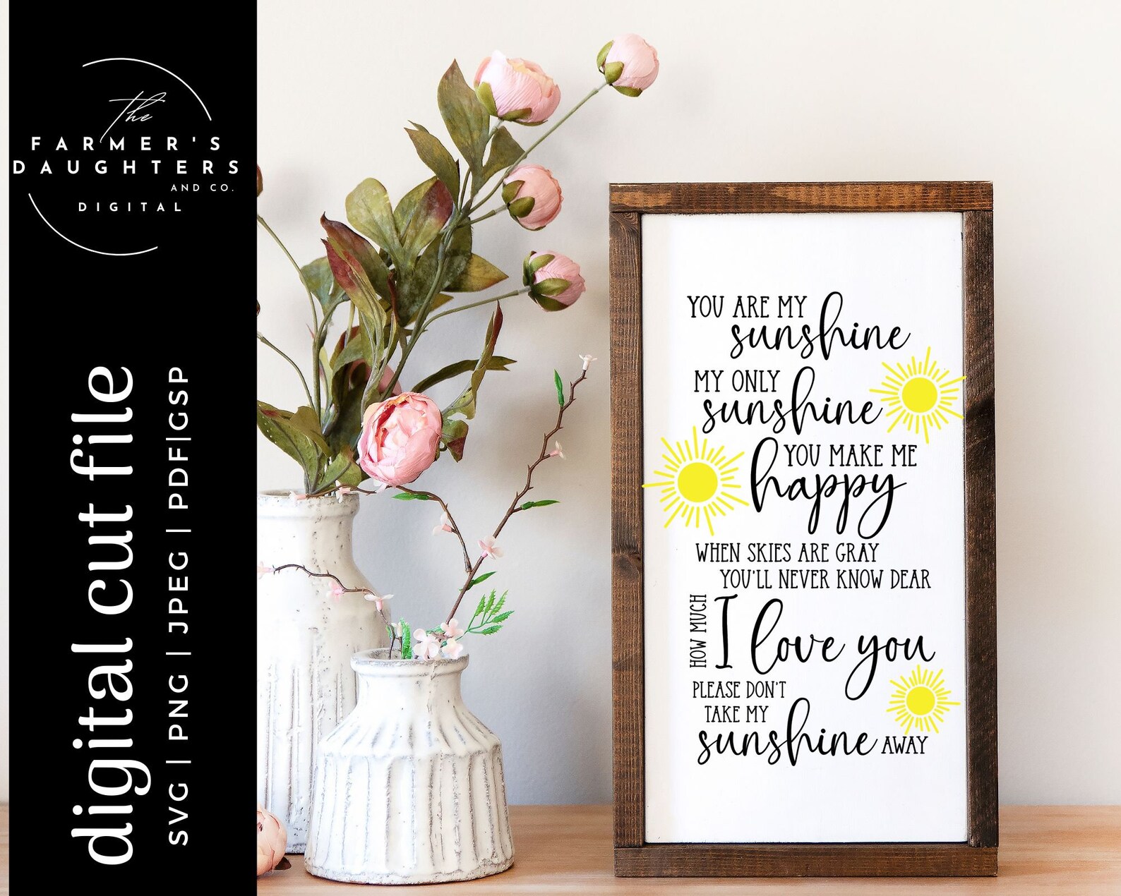"You Are My Sunshine" Engraved Wood Picture Frame – 4x6 Horizontal, Perfect For Beach Wedding Or Honeymoon Photos