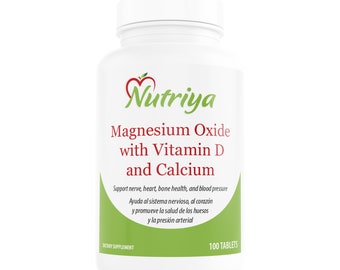 Magnesium oxide with vitamin D3 and Oyster Calcium
