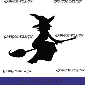 Witch SVG, Witch Flying Silhouette Clipart SVG, Wicked Witch Clipart, Flying Witch Svg, Commerical, Halloween SVG, Cut Files, Decal, Digital