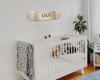 Custom Skateboard Deck Kid Name - Child Bedroom Idea DIY