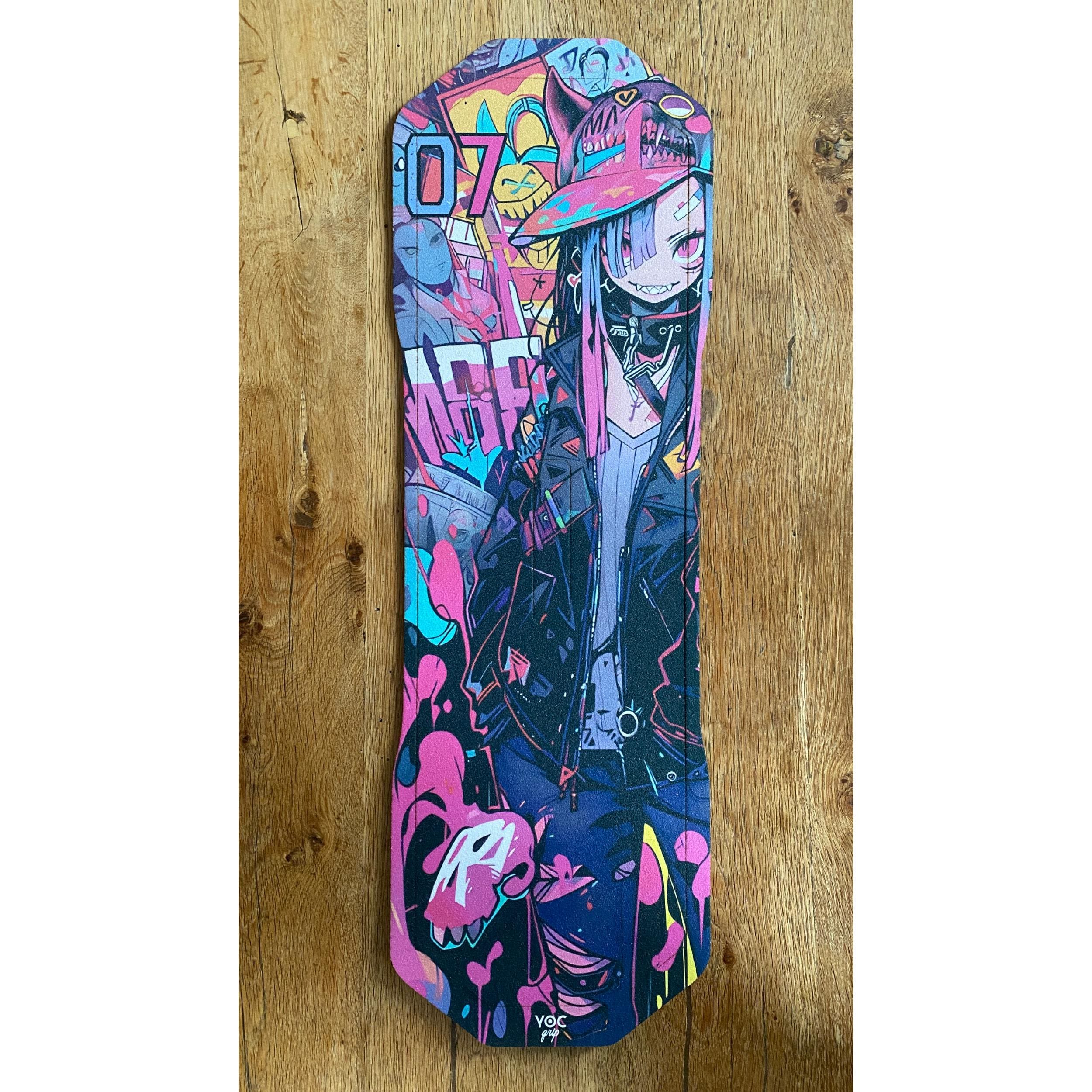 Longboard Custom Skateboard Grip Tape Printed With Colors - Design ...
