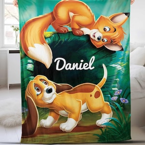 Fox Hound Blanket Etsy